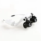 Kuyumcu,saat Onarım Için 10x15x20x25x Mercekli Gözlük Büyüteç9892g3a thumbnail 4