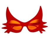 Kırmızı Renk Bıyık Tasarımlı Kedi Gözlüğü 19x11 Cm thumbnail 1