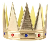 Altın Renk Eva Yumuşak Kral Kraliyet Tacı Yetişkin Çocuk Uyumlu 55 Cm thumbnail 5