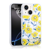 iPhone 14 / İphone 13 Kılıf Sıvılı Simli Baskılı Şeffaf Arka Yüzey Mossa Silikon Kılıf thumbnail 6