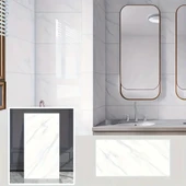 Beyaz Mermer Desenli Alüminyum Plastik Duvar Sticker thumbnail 3