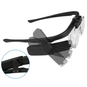 Şarjlı Gözlük Tip Büyüteç Mercek Lup Lensleriyle Taşıma Çantalı 11642dc thumbnail 4