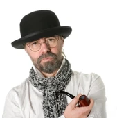 Siyah Renk Yetişkin Boy Retro Bowler Derby Şapkası 58 Cm thumbnail 1