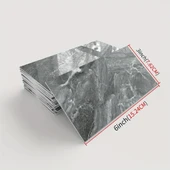 Gri Mermer Desenli Alüminyum Plastik Duvar Sticker thumbnail 2