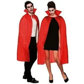 Kırmızı Renk Yakalı Pelerin 120 Cm thumbnail 1