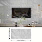 Gri Mermer Desenli Alüminyum Plastik Duvar Sticker thumbnail 3