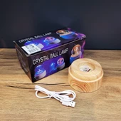 Usb&039li Kalp Tasarımlı Dönen Cam Küre thumbnail 2