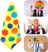 Palyaço Kravatı Lastikli Geniş Kesim 17x37 Cm thumbnail 1