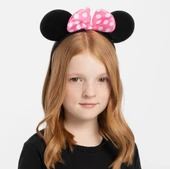 Pembe Fiyonklu Minnie Mouse Tacı Mini Kulak thumbnail 1