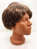 Kahve Renk Kısa Kesim İçi Astarlı Erkek Peruğu - 1