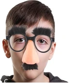 Eğlenceli Kılık Değiştirme Kaş Bıyık Mizah Gözlüğü 9x13 Cm thumbnail 5