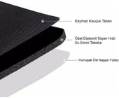 Süper Su Emici Kaymaz Tabanlı Banyo Paspası ( 40x60 )cm thumbnail 4