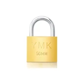 Eko Sarı Boyalı Kısa Kancalı Asma Kilit 50mm thumbnail 2