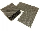 KIRILMAZ YER KAROSU PLASTİK GEÇMELİ GRİ RENK 10 ADET - 1