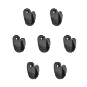 Büyük Tekli Fincan Askı, Dekor Askısı - Siyah, 100 Adet, 12x23x30 Mm thumbnail 2