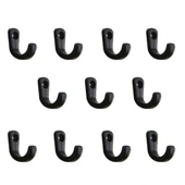 Tekli Bijuteri, Dekor Askısı - Siyah, 100 Adet, 10x18x22 Mm thumbnail 2