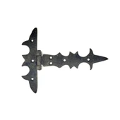 Antika Tarz Dekoratif Pirinç Kuyruklu Lale Menteşe - 147x193 Mm, Oksit thumbnail 2