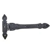 Antika Tarz Dekoratif Pirinç Kuyruklu Lale Menteşe - 147x193 Mm, Oksit thumbnail 1