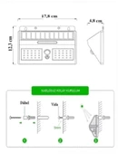 Philips BWS010 Solar Güneş Enerjili Duvar Aplik Beyaz Işık - Dış Mekan Sensörlü Aydınlatma thumbnail 6