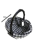LNY-09 BLACK SEPET SET OVAL KÇK 24 x 11 x 19 cm - 5