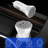 ACL AC-91 2.4A, 10W 2xUSB, 1mt Type-C Kablolu Araçiçi Şarj Alet Araç İçi Şarj thumbnail 2