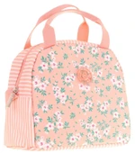 Kaukko Kız Çocuklarına Özel Somon Çiçek Baskılı Beslenme Çantası (Isı Yalıtımlı) (K9070) thumbnail 1