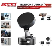 CARUB Telefon Tutucu Mıknatısılı Ayarlı Siyah - 2
