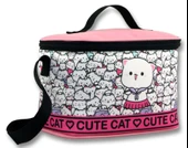 Ümit Çanta Kız Çocuk Beslenme Çantası (Thermo Isı Yalıtımlı) - Sevimli Kediler - Pembe Beyaz -  5013 thumbnail 1