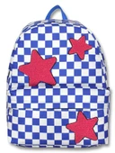 Ümit Çanta Kız Çocuklar İçin Mavi Kırmızı Renkli Yıldız Baskılı Okul Çantası - 5086 - Nakışlı Yıldız Baskılı thumbnail 2