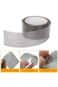Yapışkanlı Sineklik Yaması Tülü Tamir Bandı Bantı Delik Fiber Tül Yapıştırma Gri 48 mm X 2 Metre - 4