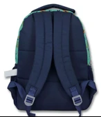 Cennec 5018 (Dinazor - Yeşil Lacivert - Erkek Çocuk) Okul Çantası - Dinazor Diş Detayı thumbnail 3