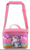 Ümit Çanta Termoslu/Isı Yalıtımlı Beslenme Çantası - 5004 - Dondurma Yiyen Unicorn, Mor Pembe (Kız Çocuk) thumbnail 2