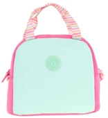 Kaukko Kız Çocuklarına Özel Pembe Turkuaz İki Renkli Beslenme Çantası (Isı Yalıtımlı) (K9065) thumbnail 2