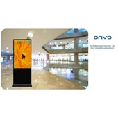 ONVO 55" Dokunmatik 55OVIN6000 Ofis,Otel,Restoran Sabit 2GB RAM- 32GB ROM- Andorid Videowall Cihazı Siyah thumbnail 2