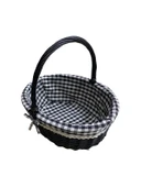 SİYAH SEPET OVAL BYK 40 X 31 X 17 CM - 3