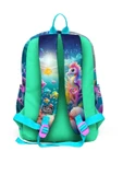 Coral High Kids Mavi Su Yeşili Denizatı Desenli 3'lü Okul Çanta Seti SET0123772 - Kız thumbnail 4