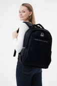 United Colors Of Benetton Unisex Çocuk/Yetişkin Okul Günlük ve Seyahat Sırt Çantası - Siyah - 20964 thumbnail 5