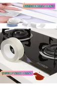 Şeffaf Süper Güçlü Yapıştırıcı Su Sızdırmaz Küvet Lavabo Klozet Banyo Mutfak Kenar Bant Küf Önleyici thumbnail 3