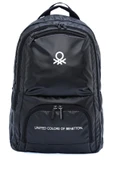 United Colors Of Benetton Unisex Okul, Günlük ve Seyahat Sırt Çantası - Siyah - 20871 thumbnail 2