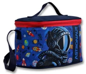 Ümit Çanta 5007 Isı Yalıtımlı Erkek Çocuk (Astronot Baskılı, Lacivert Mavi Renkli) Beslenme Çantası - 1