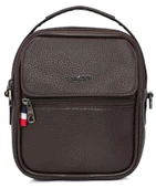 Cambridge Polo Club Kahverengi Suni Deri Erkek El Çantası - PLEVR50132 thumbnail 2