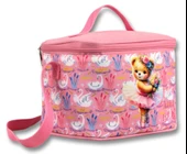 Ümit Çanta 5001 Isı Yalıtımlı Kız Çocuk (Balerin Ayıcık Baskılı, Pembe Renkli) Beslenme Çantası - 1