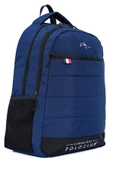 Cambridge Polo Club Minimalist Tasarım Lacivert Unisex Okul Günlük Seyahat Sırt Çantası - PLCAN2166-004 thumbnail 2