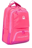 United Colors Of Benetton Kız Çocuk/Kadın Okul, Günlük ve Seyahat Sırt Çantası - Açık Pembe - 20879 thumbnail 1