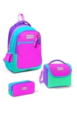 Coral High Kids Çok Renkli 3'lü Okul Çanta Seti SET0114426 - Kız - 1
