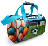 Coral High Erkek Çocuk Spor ve Seyahat Çantası - Lacivert Yeşil Futbol Desenli - 27525 thumbnail 1