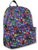 Ümit Çanta Erkek Çocuklar İçin Mavi Siyah Renkli Futbol Baskılı Okul Çantası - 5088 thumbnail 1