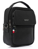 Cambridge Polo Club Siyah Suni Deri Erkek El Çantası - PLEVR50132 thumbnail 1