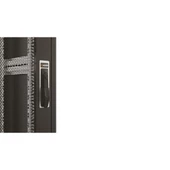 AGER 32U   2li Fan 800x1000mm Dikili Tip Siyah Kabinet Vega AG-VB32U8010S1 Cam Kapak thumbnail 3