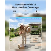 REOLINK 4MP WIFI Dorbell Bataryalı Kapı Zili PoE thumbnail 2